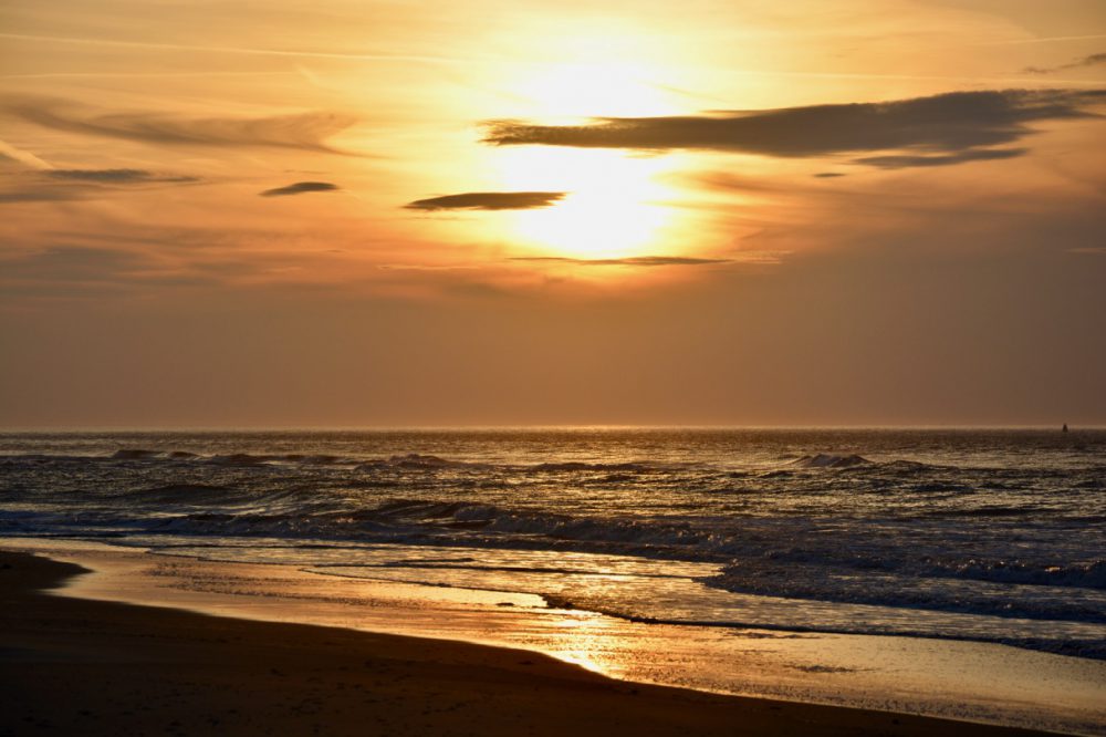 Nordsee Strand Sonnenuntergang - 1