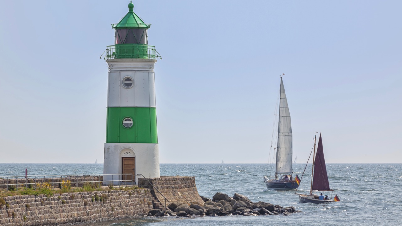 Leuchtturm Schleimünde strahlt seit 150 Jahren über der Ostsee 