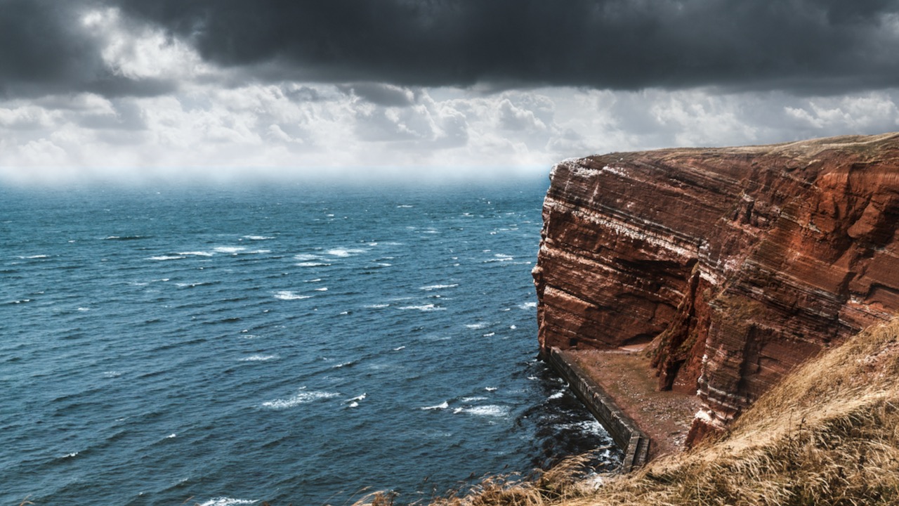 Sturm über Helgoland