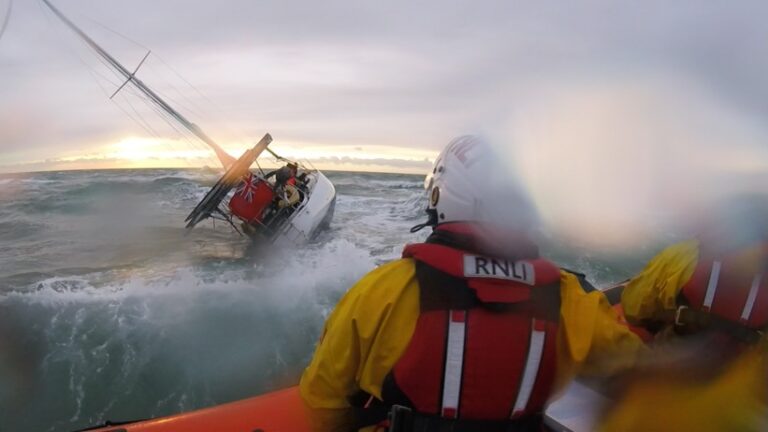 Einsatz auf den Goodwin Sands. Foto: RNLI